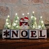 Haute Décor 9.5" Lit Battery Operated 'Noel' with Snowmen Christmas Wood Blocks Sign - 3 of 3