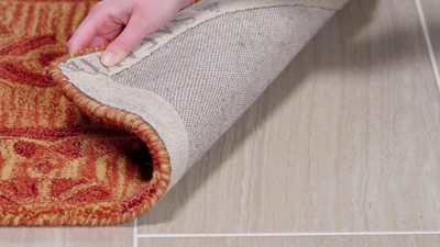 Turquoise and Green Hand-Tufted Wool Area Rug, 2'6" x 4'