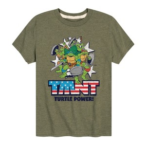 Boys' - Teenage Mutant Ninja Turtles - Turtle Power Americana Short Sleeve Graphic T-Shirt - 1 of 4