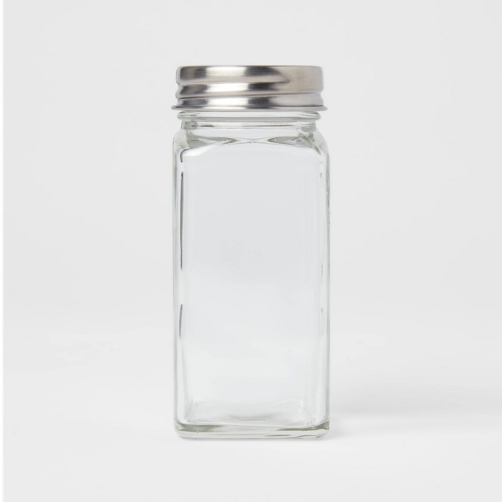 Photos - Serving Pieces 3.5oz Glass Square Spice Jar - Threshold™