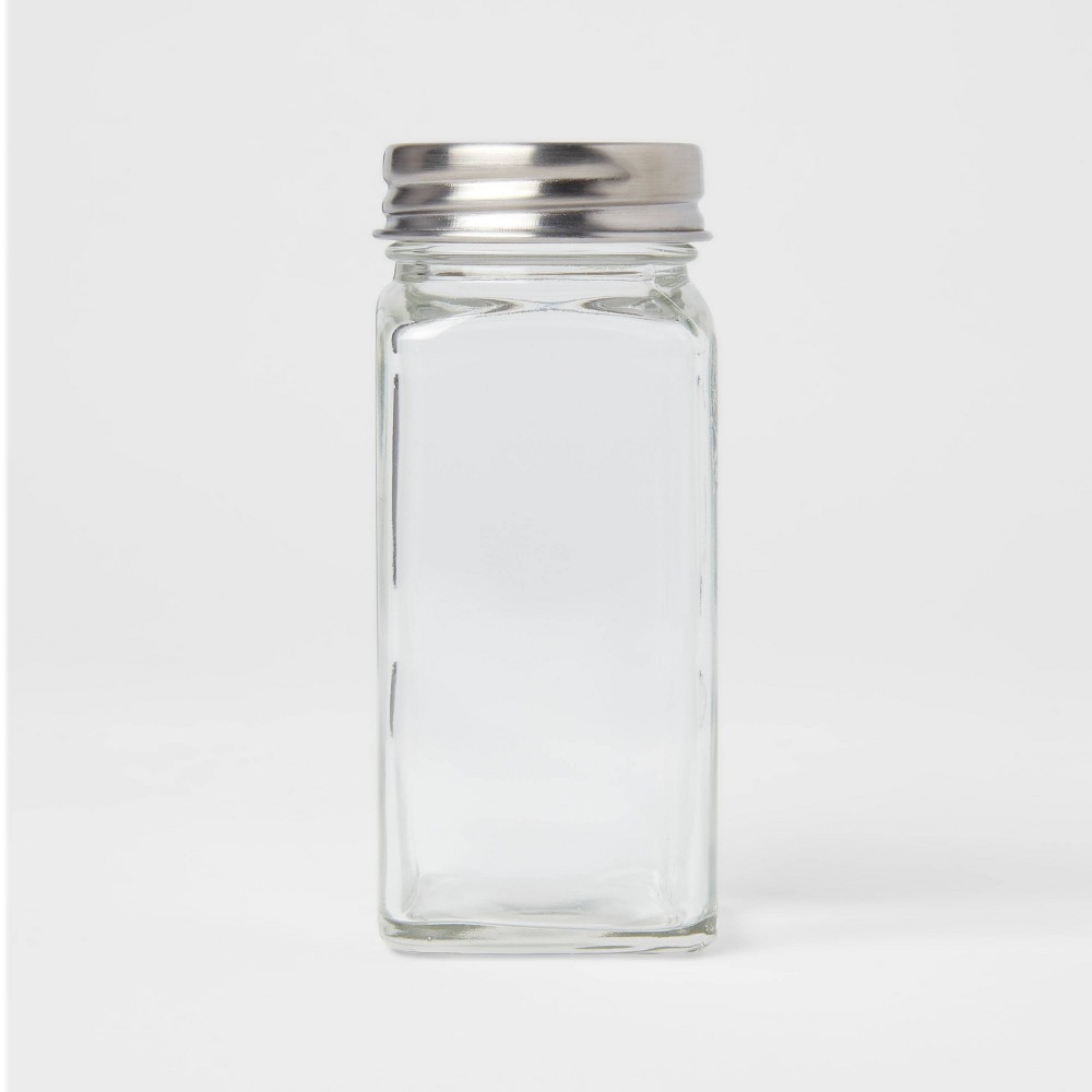Photos - Condiment Set 3.5oz Glass Square Spice Jar - Threshold™