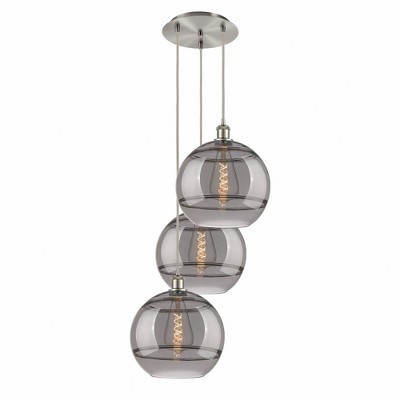Rochester - 3 Light Cord Hung Multi Pendant In Industrial Style-40.88 Inches Tall and 18.5 Inches Wide