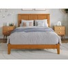 AFI Furnishings Madison Full Foundation Bed with Charging Station in Light Toffee - 3 of 4