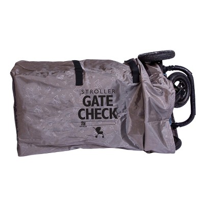 J.L. Childress DELUXE Gate Check Bag for Single & Double Strollers, Grey