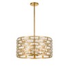 Crystorama Lighting Meridian 6 - Light Flush Mount in  Antique Gold - 4 of 4