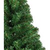 5.5ft Artificial Christmas Tree,850 Branches Tips & Fodable Metal Base Stand for Home Office Party Holiday Decoration - 3 of 4