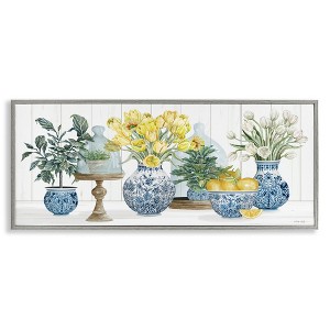 Stupell Industries Yellow Tulips & Lemon Fruits Framed Giclee Art - 1 of 4