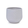 Yinvani 3 Pcs Ceramic Flowerpot, Modern Planter for Patio, Garden or Windowsills - 4 of 4