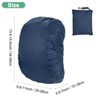 Unique Bargains Waterproof Backpack Rain Cover with A Carry Pouch for Hiking/Biking 1 Pc - 3 of 4