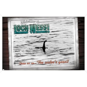 Trends International Loch Ness Monster Framed Wall Poster Prints - 1 of 4