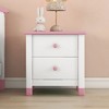 TIRAMISUBEST Wooden Nightstand with 2 Drawers for Kids,End Table for Bedroom - 2 of 4