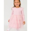 RuffleButts Toddler Girls Flutter Tulle Long Sleeve Twirl Dress - 3 of 4