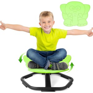 Terramus Flower Swivel Chair for Kids, 360° Spinning Seat, Autism Sensory Spin Chair for Boys and Girls - 1 of 4
