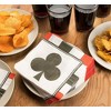 Blue Panda 150-Pack Disposable Paper Napkins Casino Party Supplies, 2-Ply, Poker Design, Folded 6.5x6.5" - 3 of 4