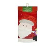 Kurt Adler 48" Red and White Applique Santa Tree Skirt - 4 of 4