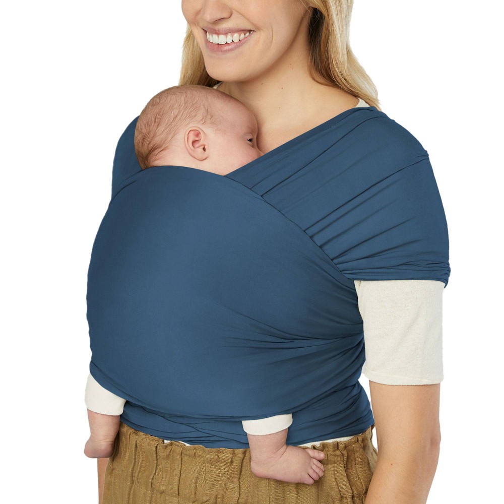Photos - Baby Safety Products ERGObaby Aura Sustainably Sourced Knit Wrap - Twilight Navy 