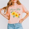 Simply Sage Market Women's Hawaii Girly Flower Short Sleeve Relaxed Fit Cropped Tee - 2 of 3