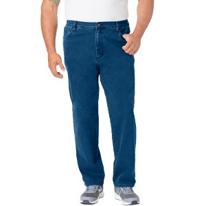 Liberty Blues by KingSize Straight-Fit Stretch 5-Pocket Jeans - 1 of 4