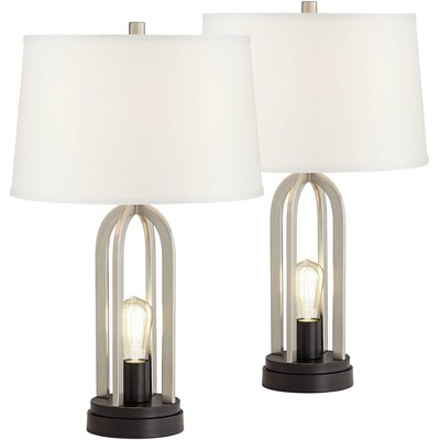 modern brushed nickel table lamps