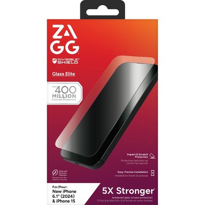 ZAGG Apple iPhone 16/iPhone 15 Glass Elite Screen Protector