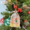 Wrapables 4 x 6 Holiday Organza Drawstring Gift Bags, Set of 20 - 4 of 4