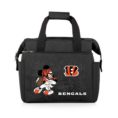 Nfl Cincinnati Bengals Mickey Mouse On The Go Lunch Cooler - Black