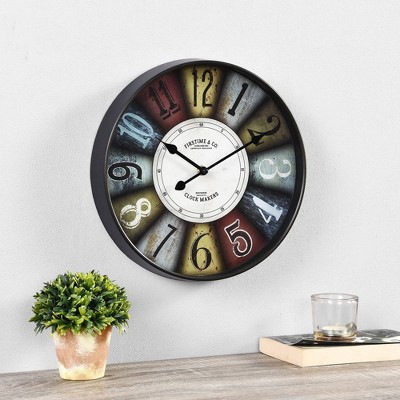 Color Works Wall Clock - FirsTime