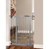 Regalo Extra Tall Easy Step Metal Walk Through Baby Gate - Platinum - 2 of 3
