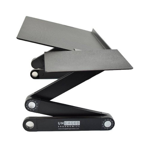 Laptop Stand & Standing Desk Black - Uncaged Ergonomics