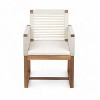 NicBex 2pcs Rattan Outdoor Chairs, Modern Outdoor Chairs for Patio, Acacia Outdoor Comfy Chair for Balcony - 3 of 4