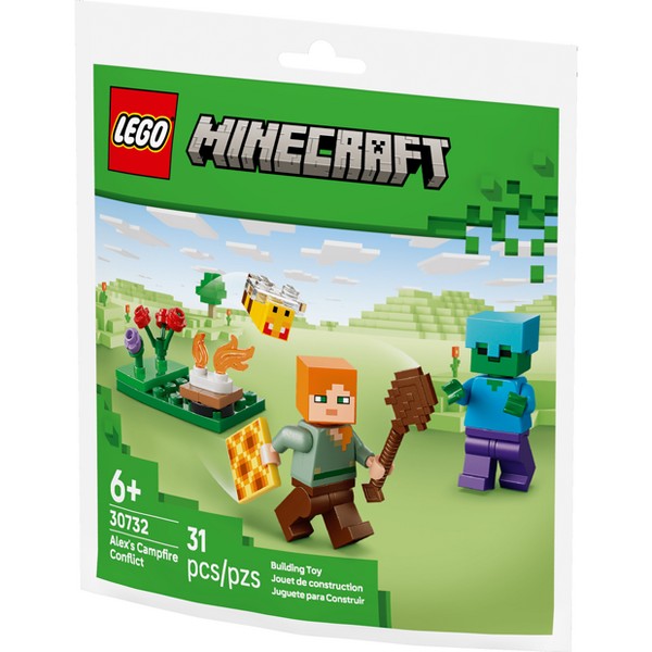 LEGO Minecraft Conflicto en la Fogata de Alex 30732 3