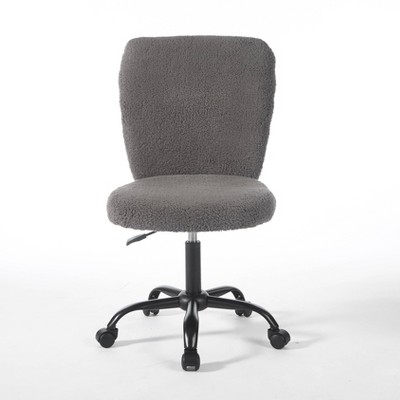 Sherpa Rolling Computer Task Chair Gray - Urban Shop