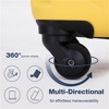 BEAFUP Set of 3  Luggage Sets ABS Lightweight Suitcase with Two Hooks, Spinner Wheels, TSA Lock, (20/24/28) - 4 of 4