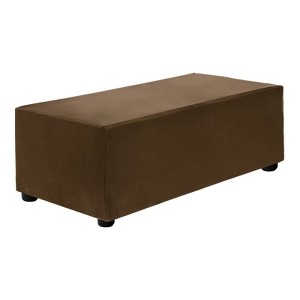 Unique Bargains Stretchy Soft Comfortable Rectangular Foot Stool Cover - 1 of 4