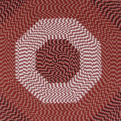Burgundy Stripe 4' x 6' Oval Braided Reversible Synthetic Rug