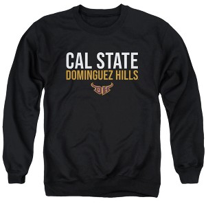 California State University Dominguez Hills Official Stacked Adult Crewneck Sweatshirt - 1 of 4