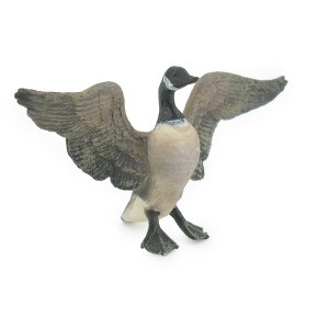 Collectible Wildlife Gifts | Canada Goose, Canadian Honker, Bird, Geese, Museum Quality, Hand Painted, Rubber,  Toy Model, Gift,  5"   CH488 BB154 - 1 of 4
