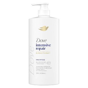 Dove Beauty Intensive Repair Hair Shampoo Pump with Glutamic Amino Serum & Bio-Protein Care - 28 fl oz - 1 of 4