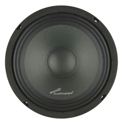 Audiopipe APMB-8-D 8 Inch 500 Watt MAX, 250 RMS, 8 Ohm Low/Mid Frequency Midrange Driver, Car Stereo Loudspeaker with KSV Voice Coil