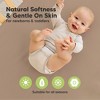 KeaBabies 2pk Soothe Waterproof Fitted Mini Crib Sheets for Girl, Boy, 100% Organic Soft Cotton Pack and Play Sheets - 4 of 4