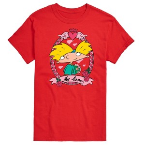 Men's - Hey Arnold! - Valentine's My Love Short Sleeve Graphic T-Shirt - 1 of 3