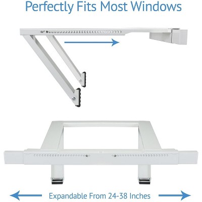 Heavy-Duty Steel Adjustable Window AC Support Bracket