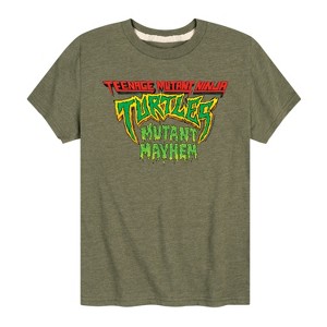 Boys' - Teenage Mutant Ninja Turtles - Mutant Mayhem Movie Logo Short Sleeve Graphic T-Shirt - 1 of 4