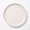 12" Stoneware Round Serving Platter Cream - Threshold™ designed with Studio McGee: Traditional, Microwave & Dishwasher Safe - 3 of 4