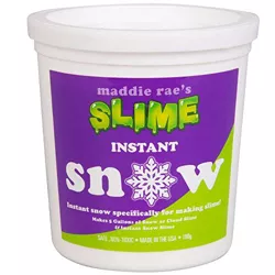 Maddie Rae's Instant Snow XL Pack- Makes 5 GALLONS of Fake Artificial Snow- Best Powder for Cloud Slime, Made in The USA by Snowonder - Safe Non-Toxic