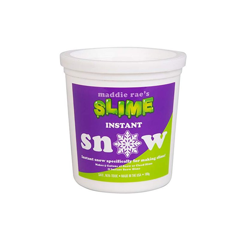 Maddie Rae's Instant Snow XL Pack- Makes 5 GALLONS of Fake Artificial Snow- Best Powder for Cloud Slime, Made in The USA by Snowonder - Safe Non-Toxic, 1 of 2