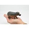 Hippo, Hippopotamus, Very Nice Plastic Design, African Animal Figure, Figure, Model, Figurine, Replica, Toy,  5 Inches.   CWG183 BB44 - 3 of 4