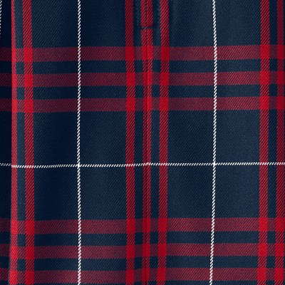 classic navy large plaid