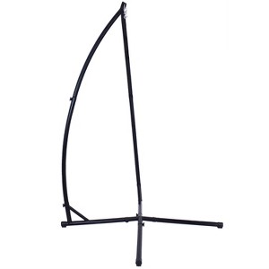 Sunnydaze Durable Outdoor Metal X-Stand Only for Hanging Hammock Chair - 250 lb Weight Capacity - 1 of 4