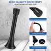Attop 12 Pack 3 1/4 Inch Flexible Heavy Duty Spring Door Stops (Black) ¨C Wall/Door Protection, Kid-Safe, Easy Install for Home - 3 of 4